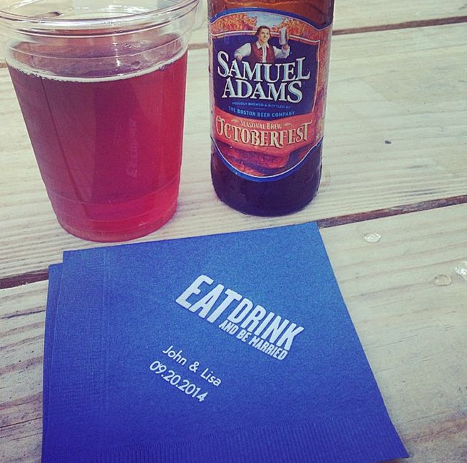 BAM baby - welcome to my wooded wedding weekend