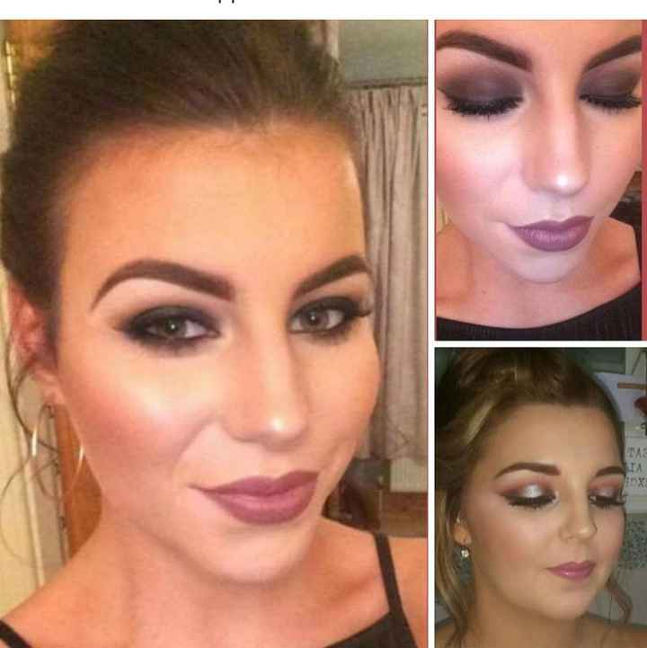 First hair and makeup trial