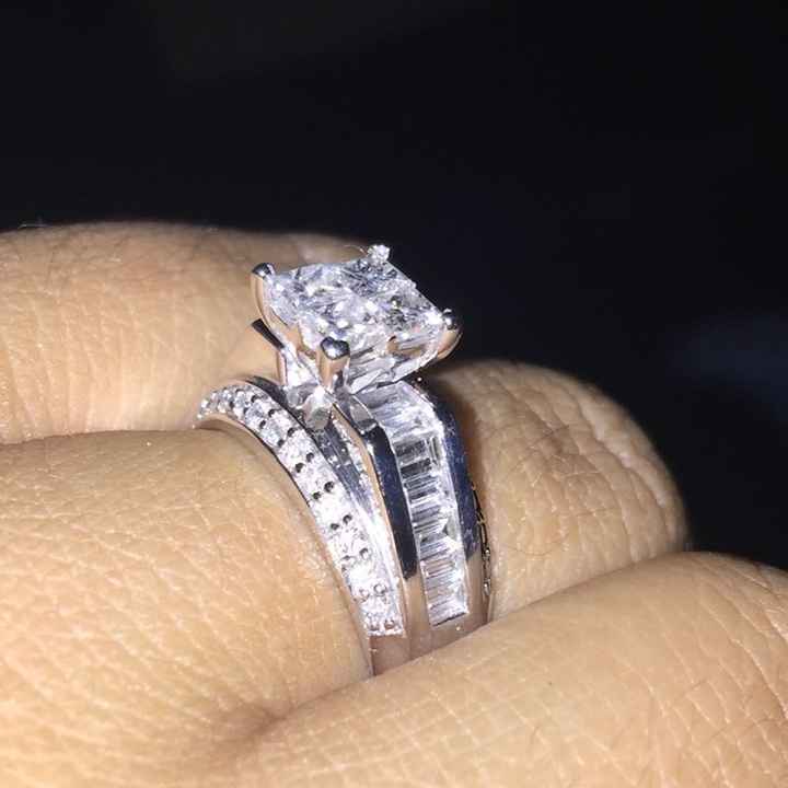 Let's see those rings! And for the Mrs lets see the bands with it ! I LOVE seeing everyone's bling:)