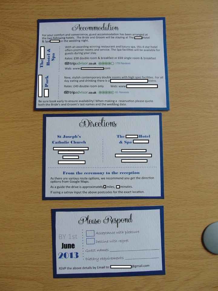 First draft DIY invitation