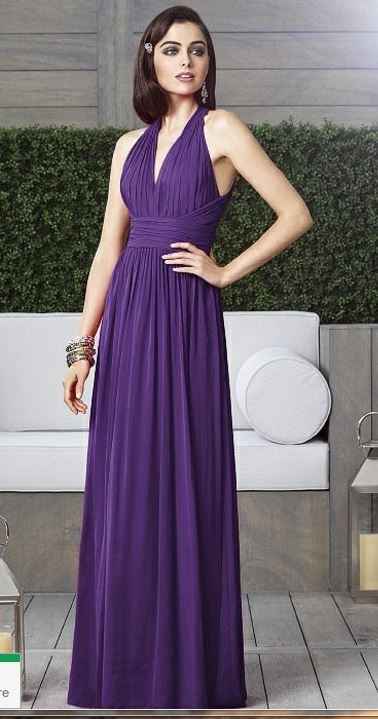 Can't find the purple bm dress I want