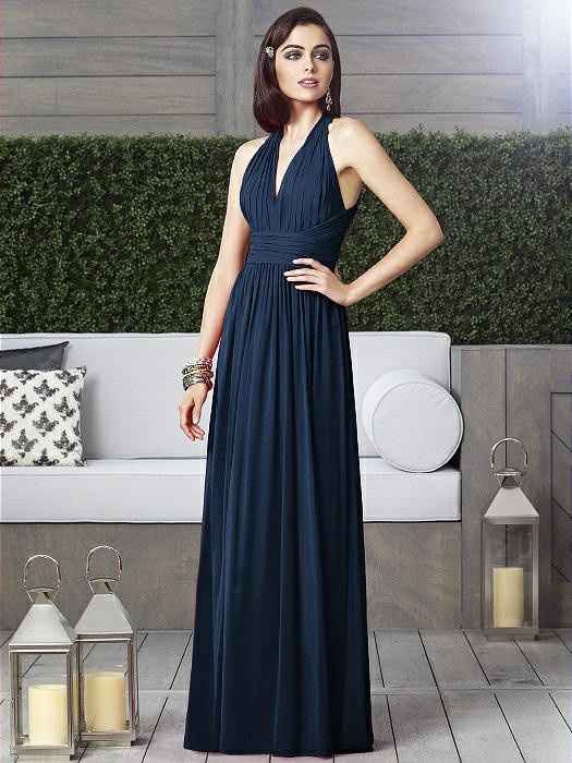 Bridesmaid dress neckline