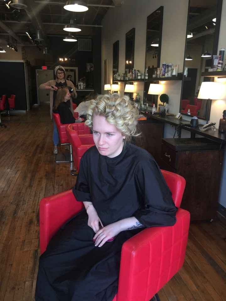 Makeup and hair trial !