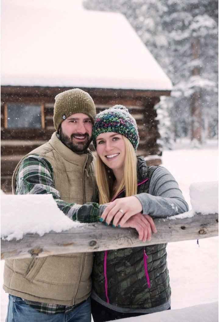 What season did you take engagement pics?