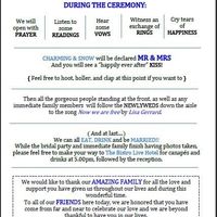 DIY Order of Service