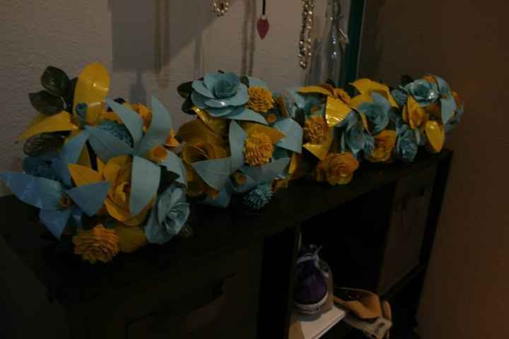 Bridesmaid bouquets