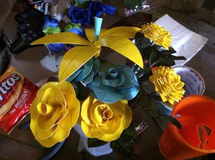 Making my own wedding flowers