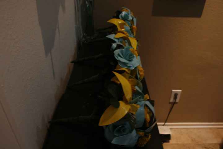 Duck tape flowers