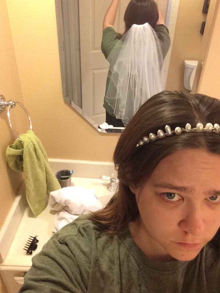 A necklace as a headpiece...