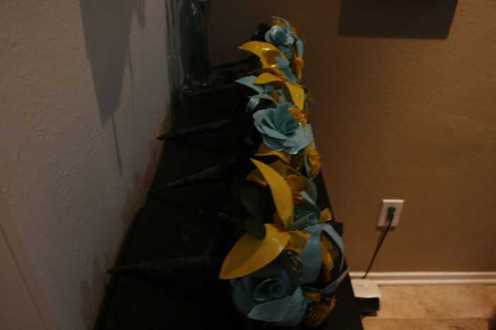 Duck tape flowers