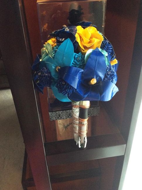 My DIY Dr Who themed Bridal Bouquet is complete!