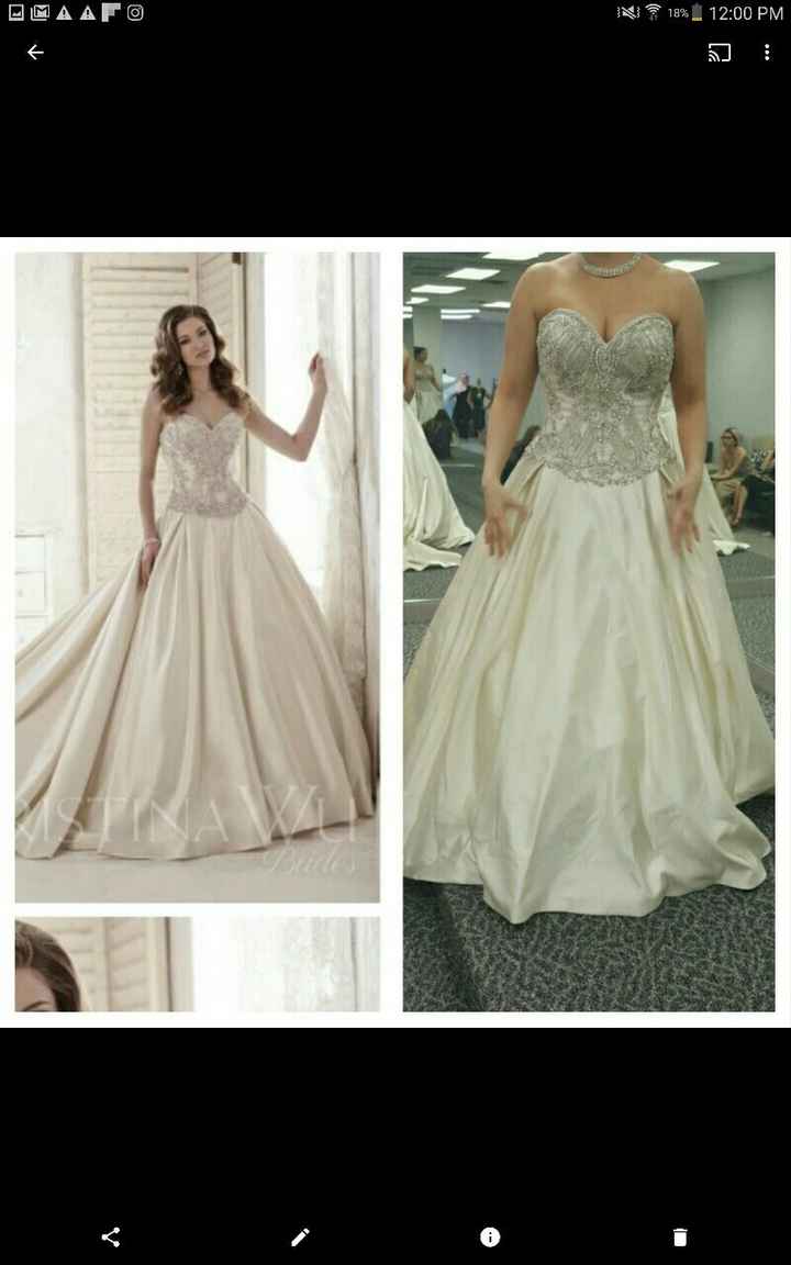 Show off your dress!!