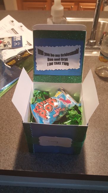 How did you ask your Bridal Party?