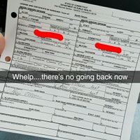 Marriage license... Check!!