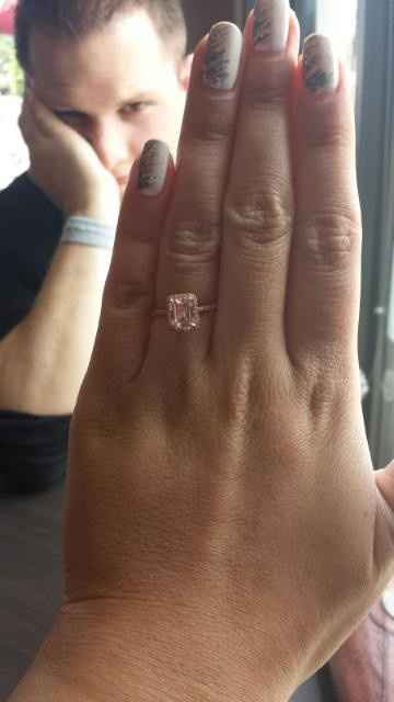 Do you tell people it's not a diamond?