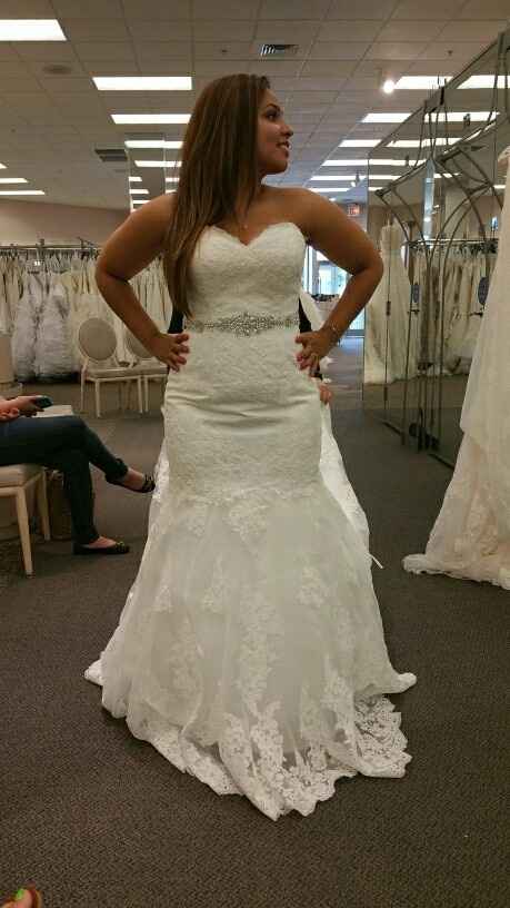My dress is in...now I want to see yours!