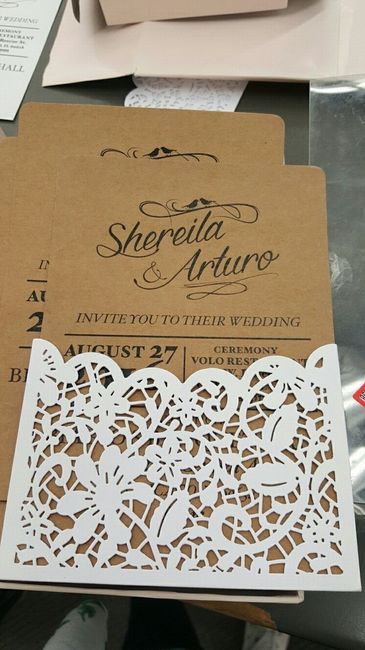 Let's see your wedding invites