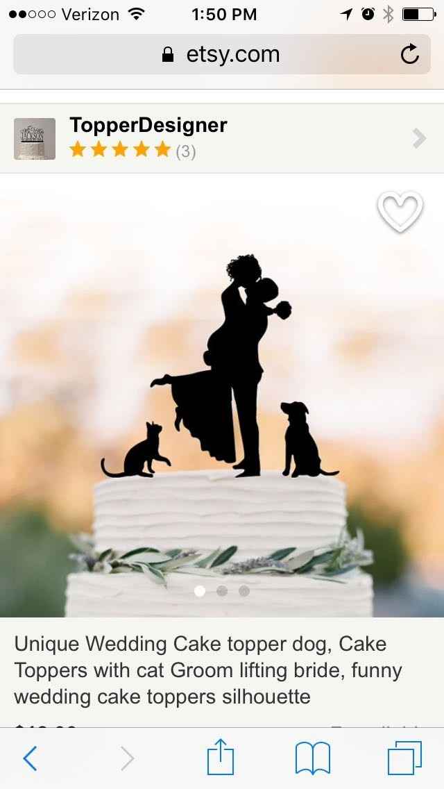 Cake topper came in!