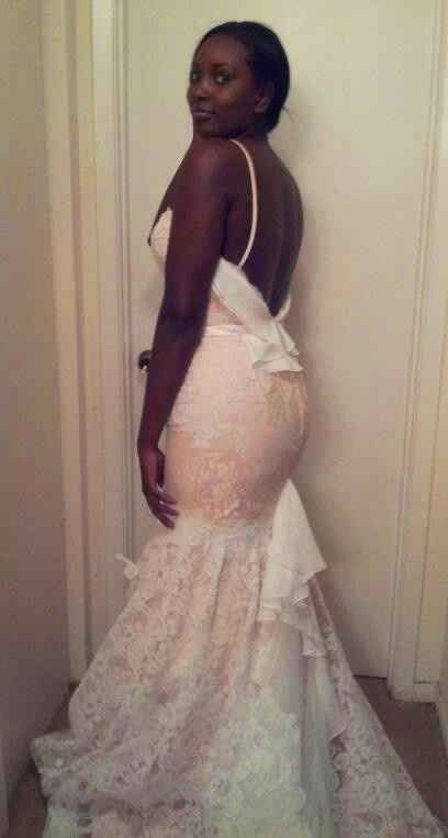 My Custom-Made Replica Wedding Dress