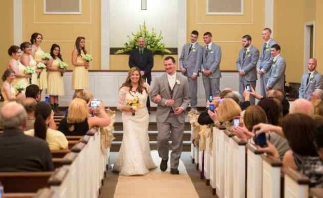 "Unplugged" wedding ceremony