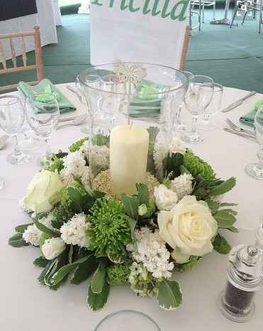 My centerpieces