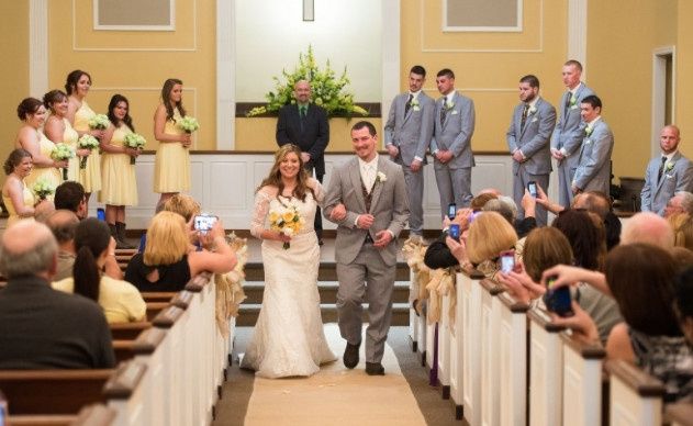 "Unplugged" wedding ceremony