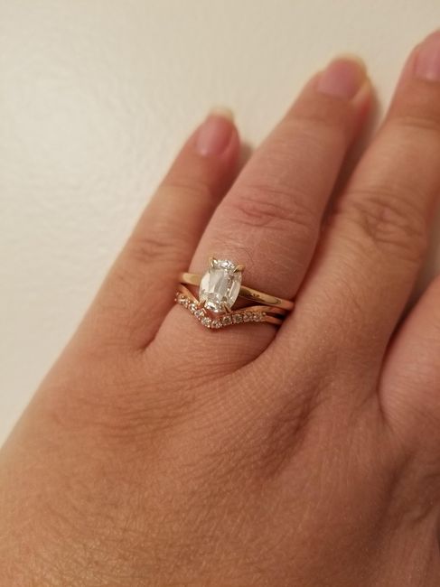 Stuck on which wedding band to choose! which do you like? - 1