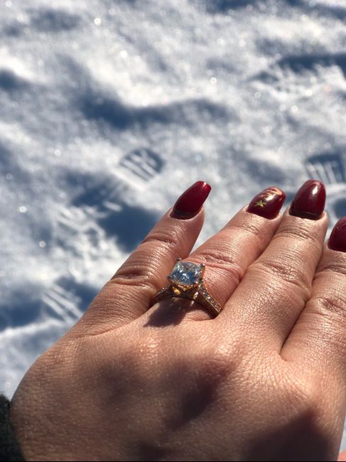 Who was the first person you shared the engagement news with? 2