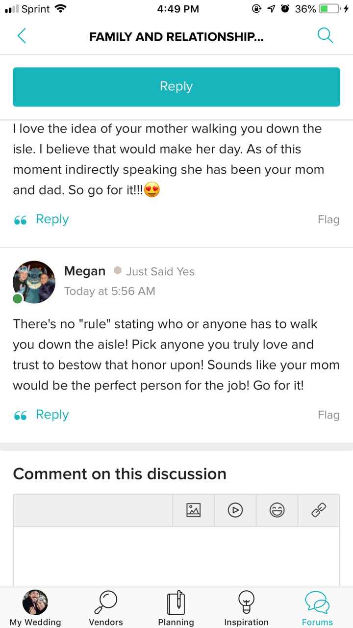 My father is walking my step-sister down the asile! - 1