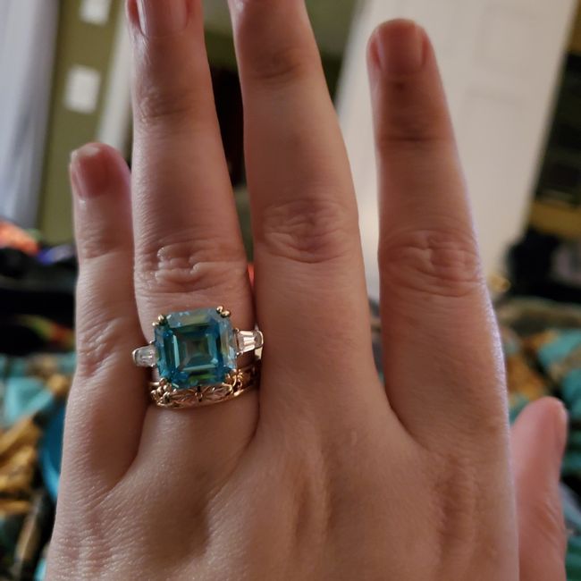 Sapphires as wedding rings! 5