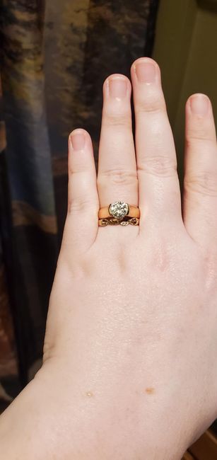 Wedding Ring: Engagement and Band 5
