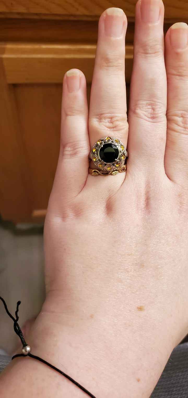 Me “I want a STACK.” Husband “I want you to have a STACK, too.” Middle ring  is my new anniversary band that I just got! : r/EngagementRings