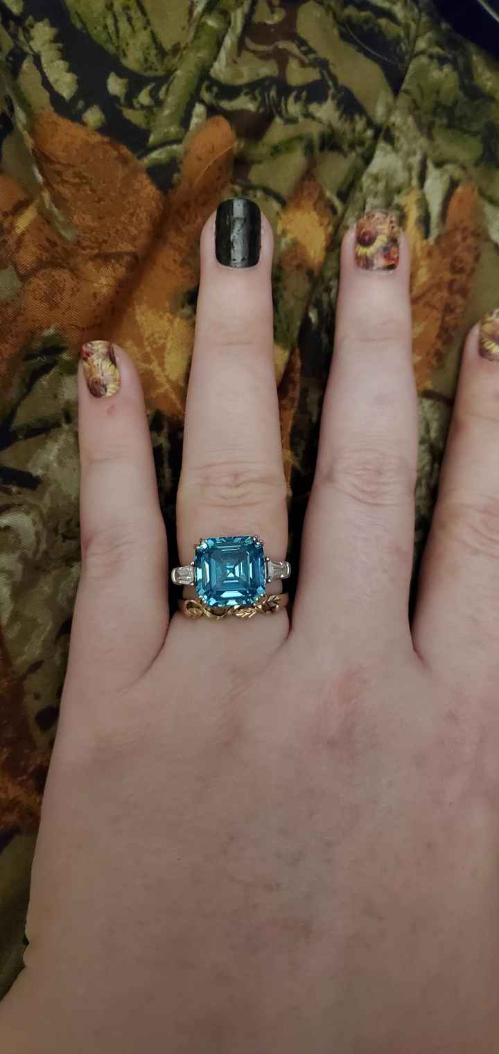 Wedding Ring: Engagement and Band - 1