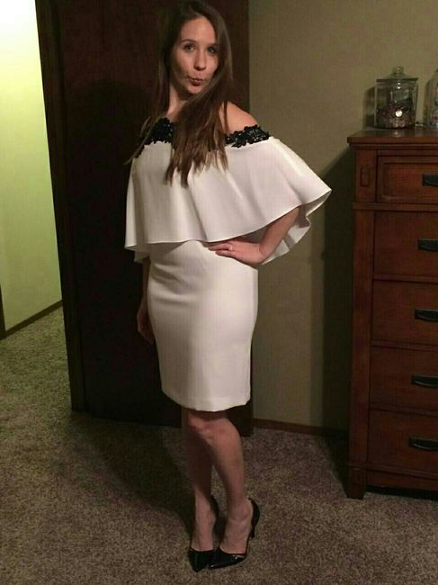 Said Yes to the Bridal Shower Dress