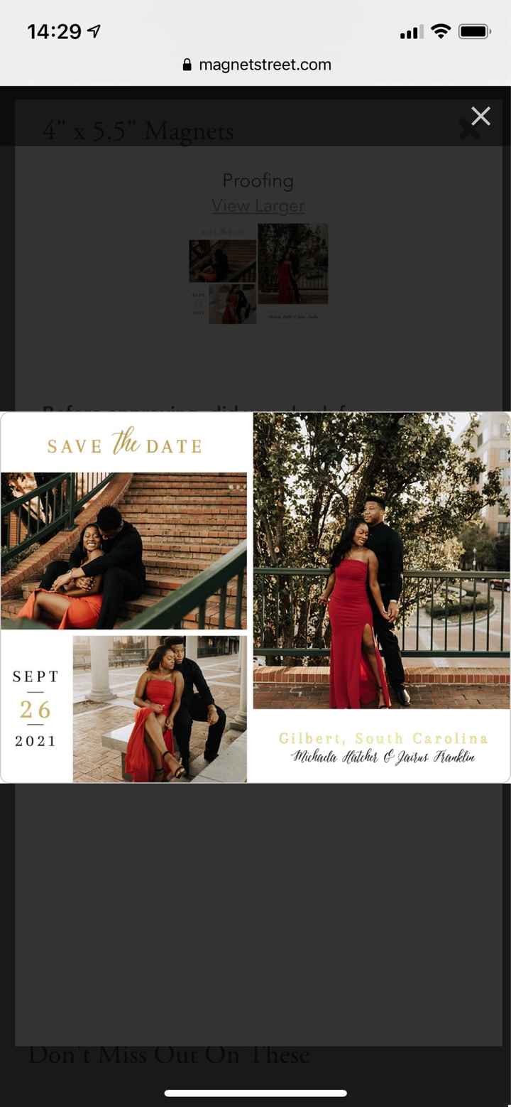 Best Save the Date Magnets - 1