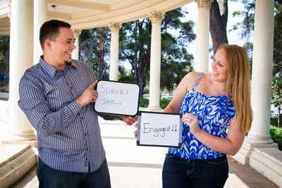 Totally wedding related!! Our ENGAGEMENT PICS ARE IN!!!