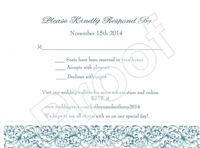 Does my RSVP violate any etiquette or common sense rules?