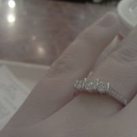 SPINOFF: Does anyone have a small engagement ring? And...