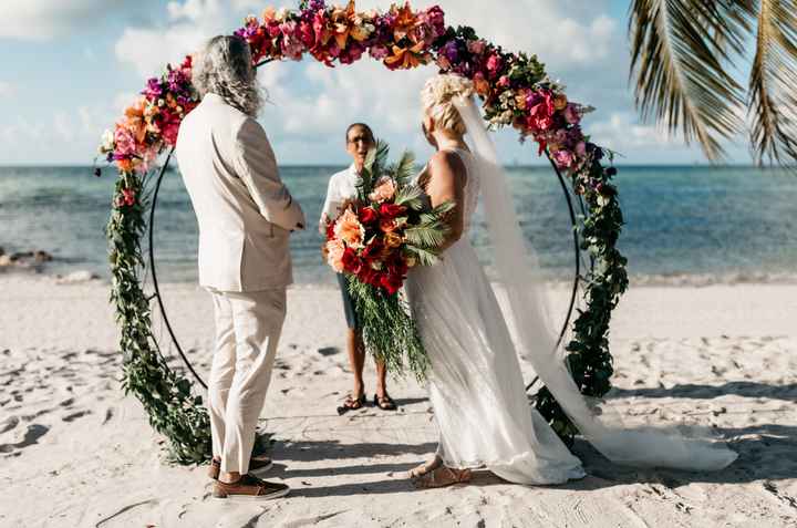 Married in Key West `10/5 in a meaningful, laid-back ceremony - just the two of us - 1