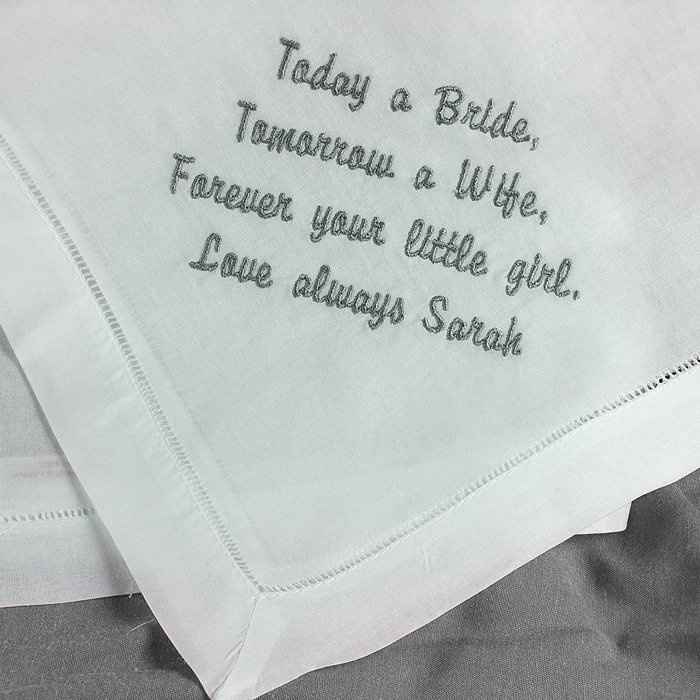 YAAAAY embroidered handkerchiefs.  :)