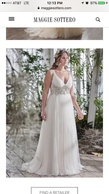 What was your least favorite wedding dress on you?