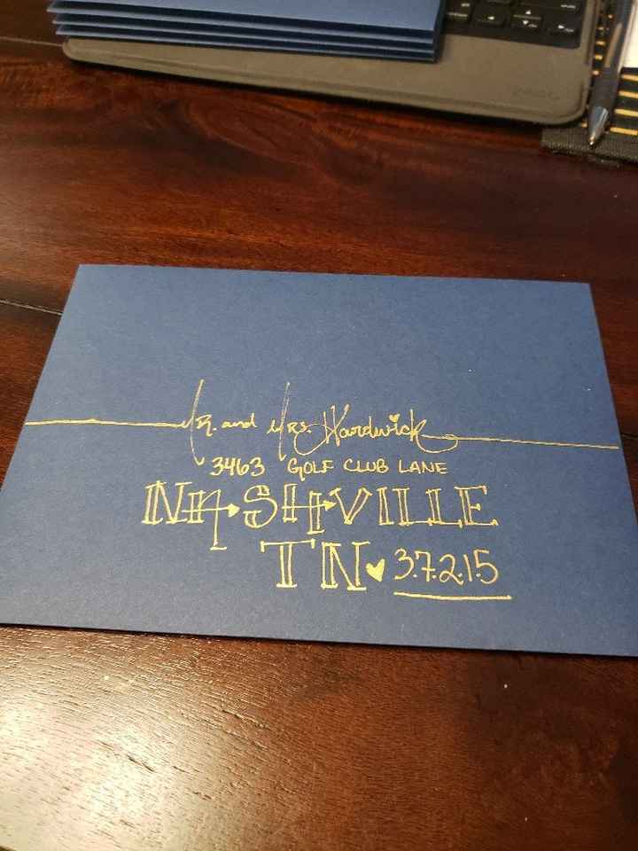 Show me your invitations! - 1