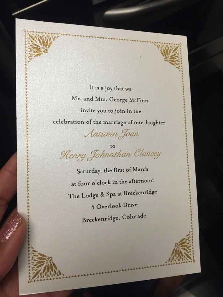 Help!! Can't Decide on Invites!