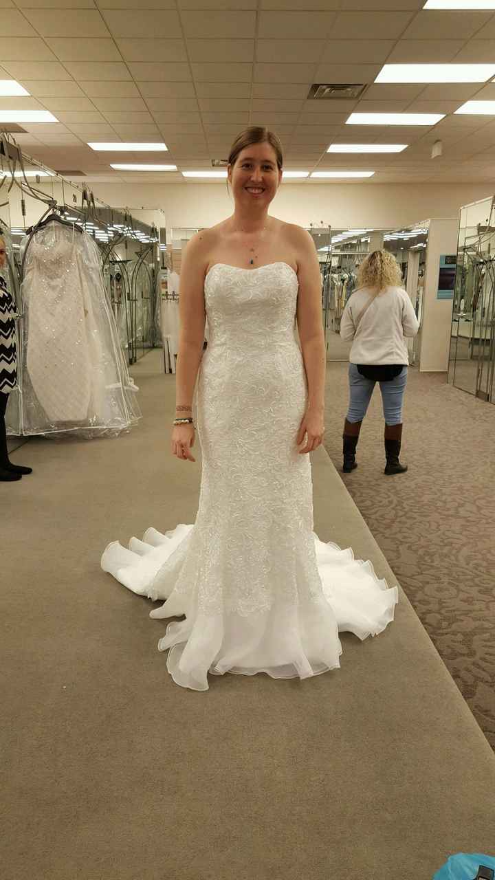 I'm scared of going wedding dress shopping