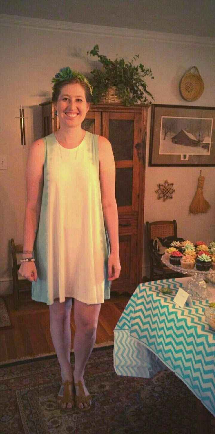 What did you/are you wearing for your bridal shower?