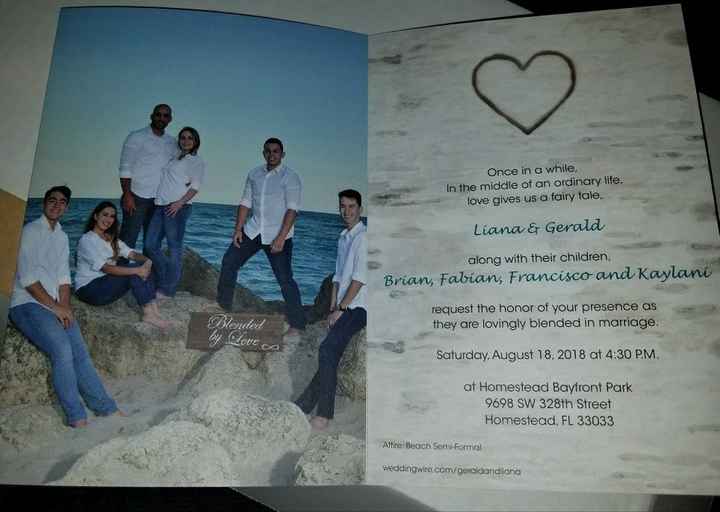Blended Family Wedding Invitations are In! - 2