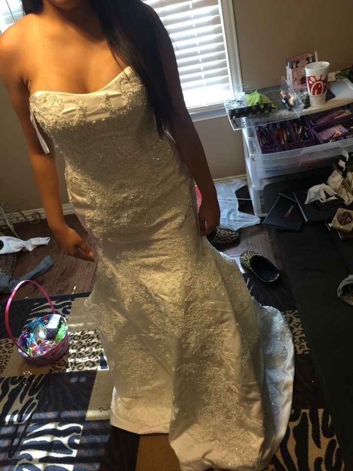 Dress Fitting is done, My dress is ready to go! PICS