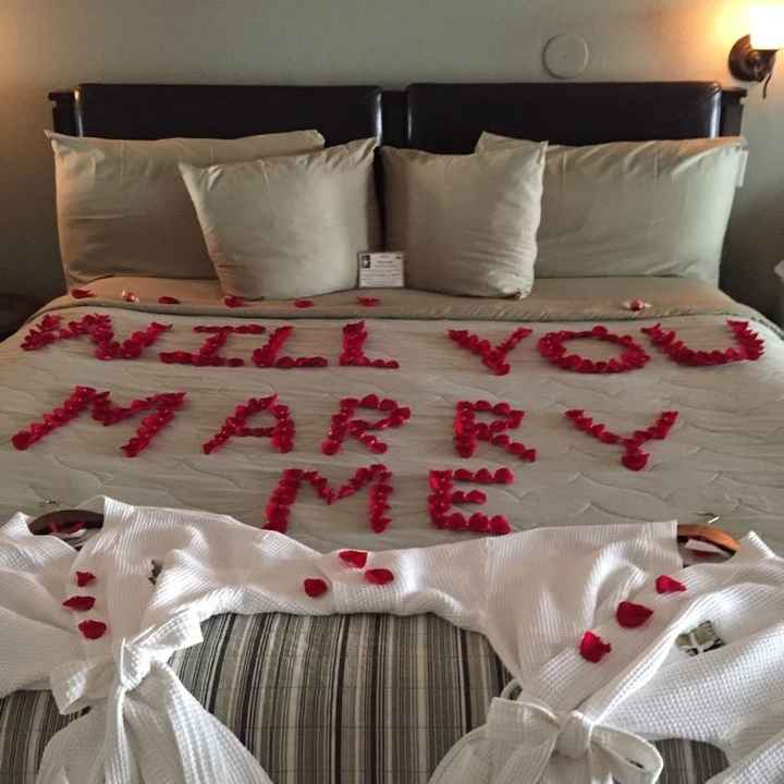 How did your FS propose?