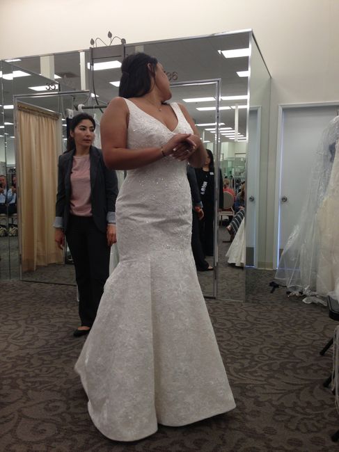 It's a rainy day here on the East Coast, I'm in need of sunshine.  So show me your wedding dress