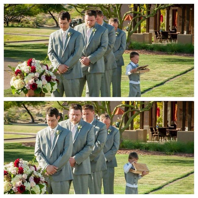 So how are your rings getting down the aisle?